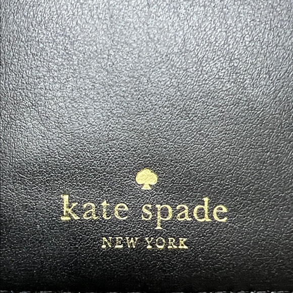 Kate Spade Black and Pink Floral Wallet - Picture 4 of 5